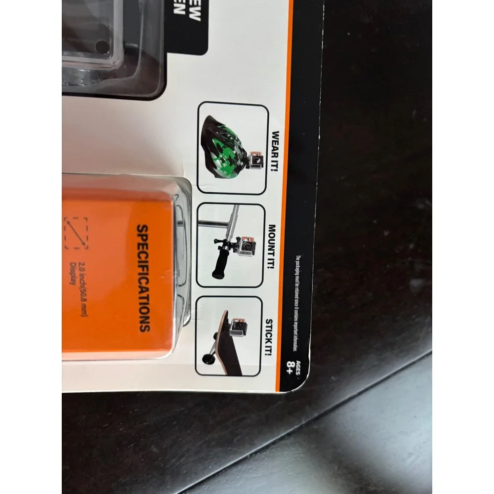 Explore One HD Action Camera WiFi 1080p Waterproof Case Tripod 8GB Card 88-83006